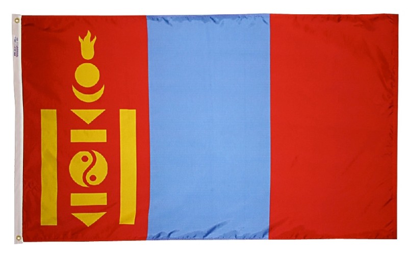 3 x 5' Nylon Mongolia Flag