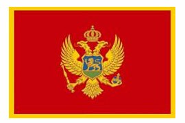 2 x 3' Montenegro Flag