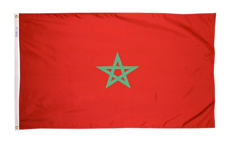 3 x 5' Nylon Morocco Flag