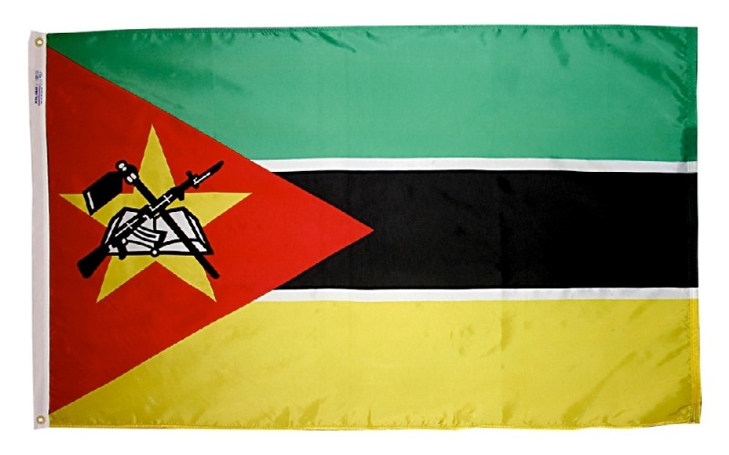 3 x 5' Nylon Mozambique Flag