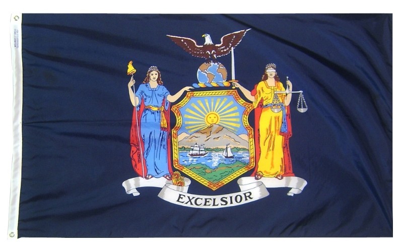 5 x 8' Polyester New York Flag