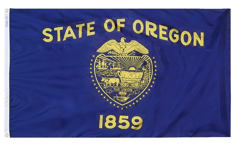 12 X 18" Nyl-Glo Oregon Flag