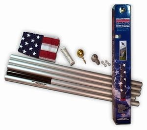 25' Flagpole - Sectional Aluminum Kit