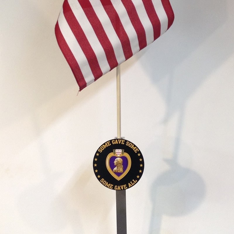 Purple Heart - Memorial Grave Marker