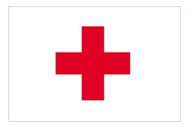 Red Cross Flag - 3'x5' - For Outdoor Use