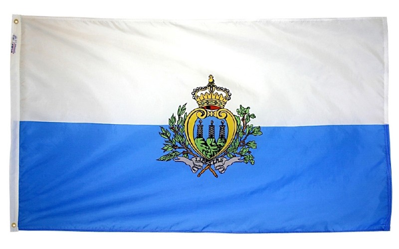 3 x 5' Nylon San Marino Flag Gov't