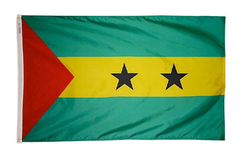 3 x 5' Nylon Sao Tome Flag