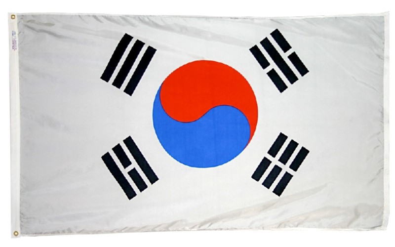 3 x 5' South Korea Flag