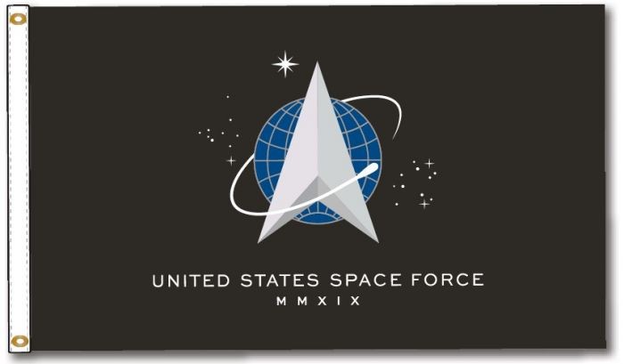 3' x 5' Indoor Nyl-Glo Space Force Flag