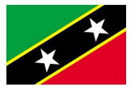 3 x 5' Nylon Saint Kitts-Nevis Flag