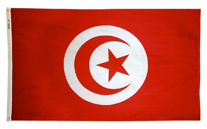 2 x 3' Tunisia Flag