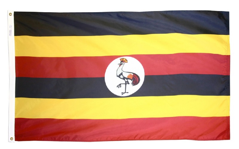 3 x 5' Nylon Uganda Flag
