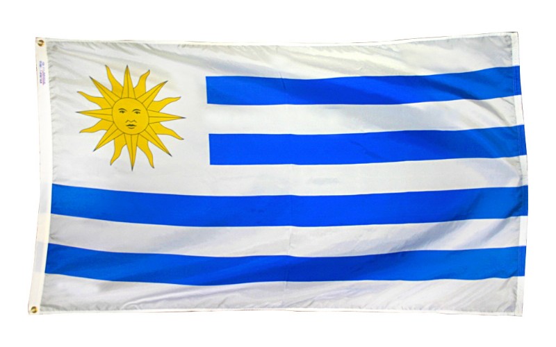 3 x 5' Nylon Uruguay Flag