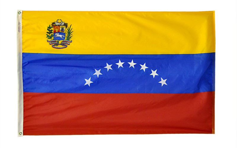 2 x 3' Nylon Venezuela Flag Gov't