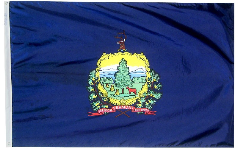 12 x 18" Nyl-Glo Vermont Flag