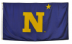 3x5' Nyl-Glo US Naval Academy Logo Flag