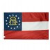 2 x 3' Nylon Georgia Flag