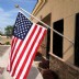 6' Residential Premium Outrigger Flag Pole Set - Silver
