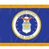 3 x 5' Nylon Air Force Flag - Fringed