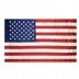 2.5 x 4' Nylon American Flag with Pole Sleeve