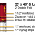 50 x 80' Polyester USA Flag with Vertical Stitching & Reinforced Corner