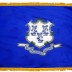 3 x 5' Nylon Connecticut Flag - Fringed