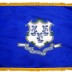 3 x 5' Nylon Connecticut Flag - Fringed