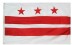 3 x 5' District of Columbia Flag and Mounting Set