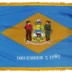 3 x 5' Nylon Delaware Flag - Fringed