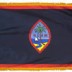 3 x 5' Nylon Guam Flag - Fringed