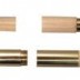 7' Guidon Pole Set - Gold