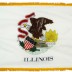 3 x 5' Nylon Illinois Flag - Fringed