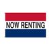 3 X 5' Nylon "Now Renting" Message Flag