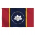 NEW 2 x 3' Nyl-Glo Mississippi Flag