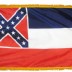 3 x 5' Mississippi - Historic State Flag with Fringe
