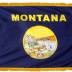 3 x 5' Nylon Montana Flag - Fringed