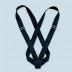 Webbing Parade Carrying Belts - Double Strap - Black