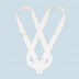 Webbing Parade Carrying Belts - Double Strap - White