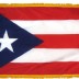 3 x 5' Nylon Puerto Rico Flag - Fringed