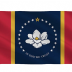 12 x 18" Nyl-Glo Mississippi Flag