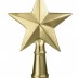 6.75'' Metal Gold Texas Star Ornament with Ferrule