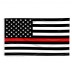 3 x 5' Nylon Thin Red Line American Flag