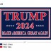  3X5' NYLON TRUMP FLAG 2024