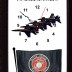 US Marine Corps Clock - Fleet of Navy Planes