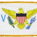 3 x 5' Nylon U.S. Virgin Islands Flag - Fringed