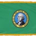 3 x 5' Nylon Washington Flag - Fringed