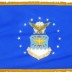 3 x 5' Nylon Air Force Government Design Flag - Fringed