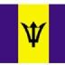 2 x 3' Nylon Barbados Flag