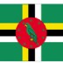 2 x 3 Nylon Dominica Flag