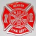 Fireman Grave Marker - Aluminum